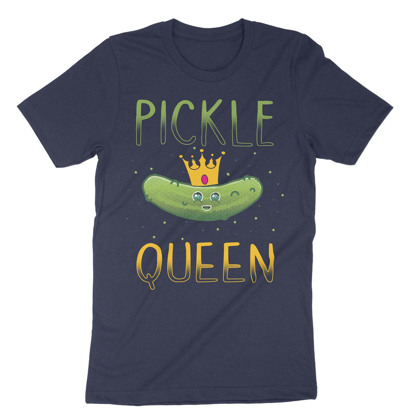 Navy Pickle Queen T-Shirt#color_navy