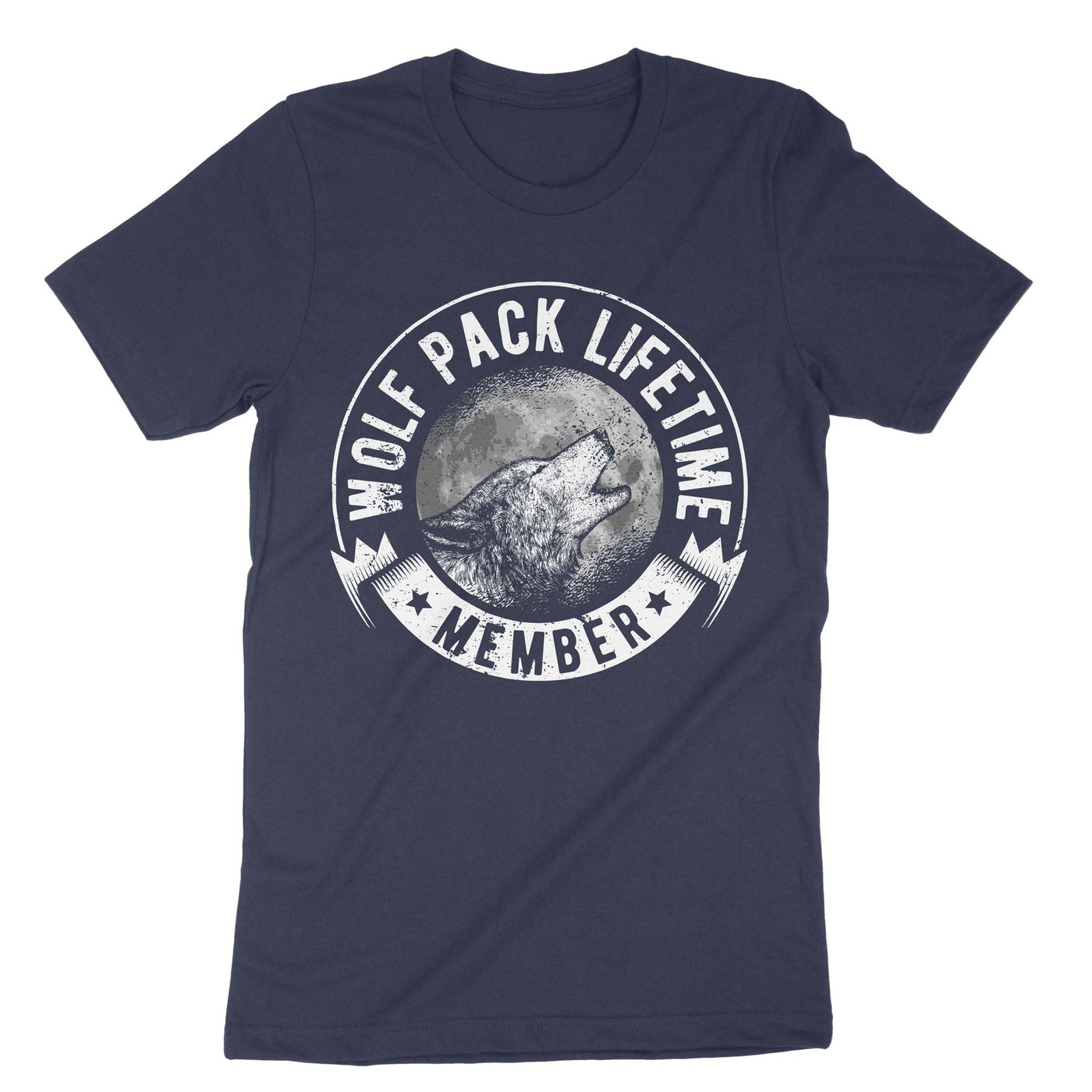 Navy Wolf Pack Lifetime Member T-Shirt#color_navy