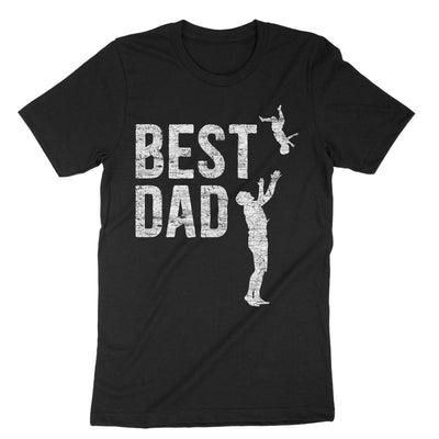 Black Funny Best Dad T-Shirt#color_black