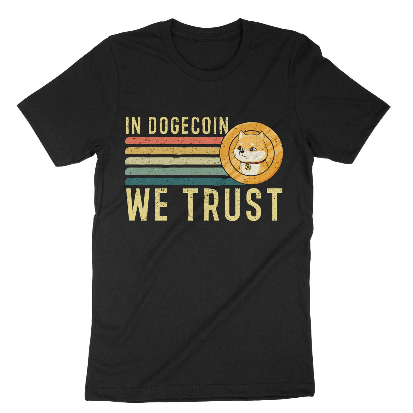 Black In Dogecoin We Trust T-Shirt#color_black