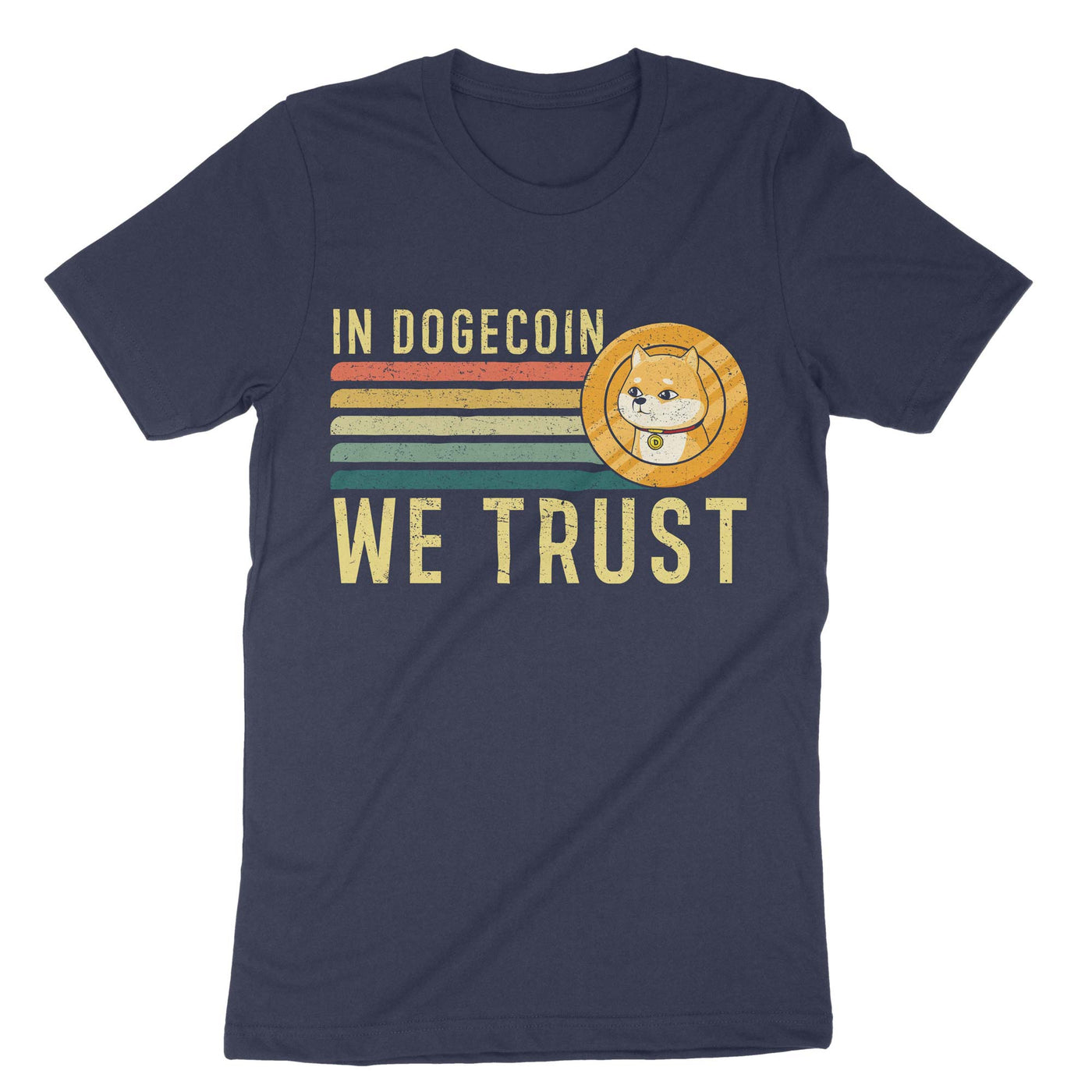 Navy In Dogecoin We Trust T-Shirt#color_navy