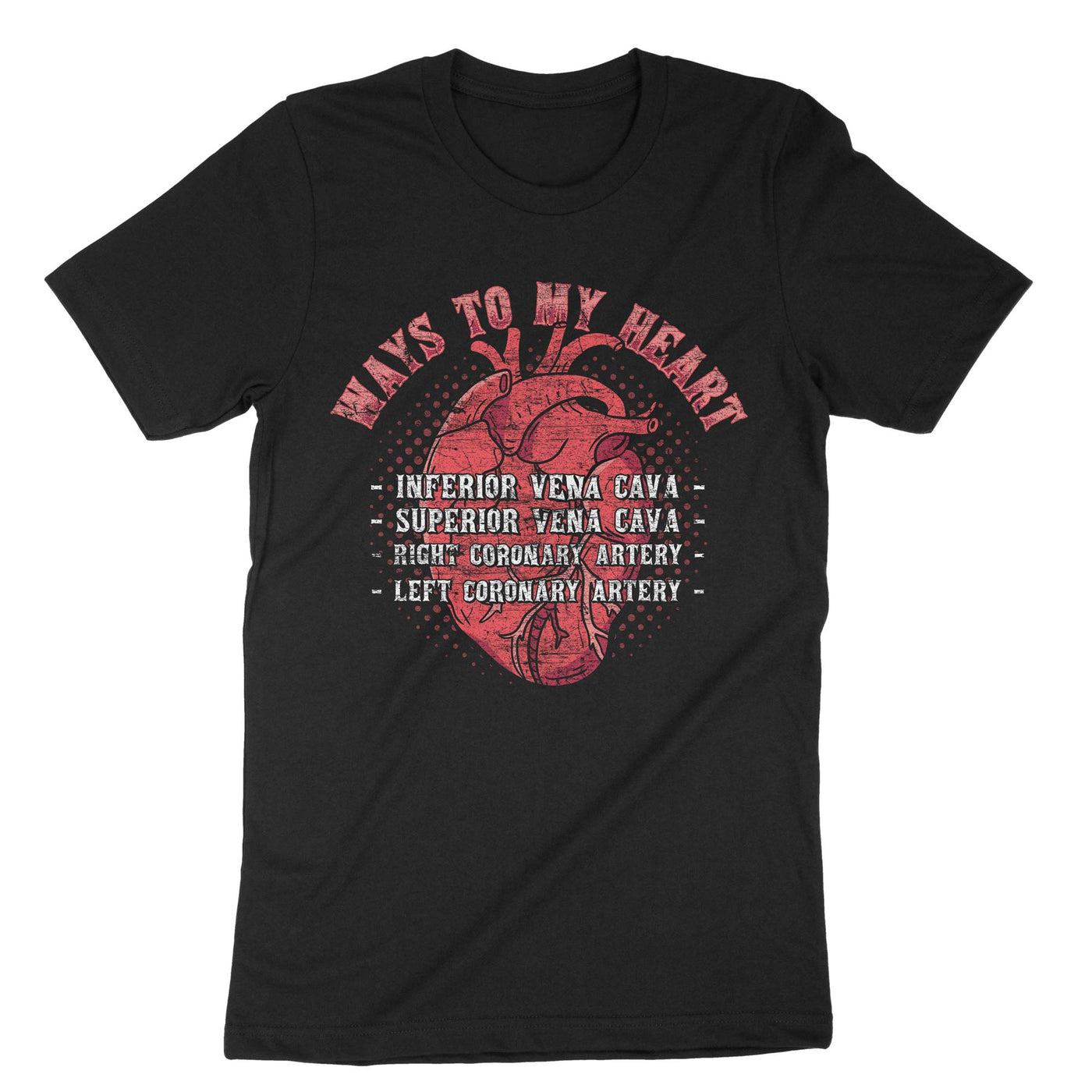 Black Ways To My Heart Cardiologist T-Shirt#color_black