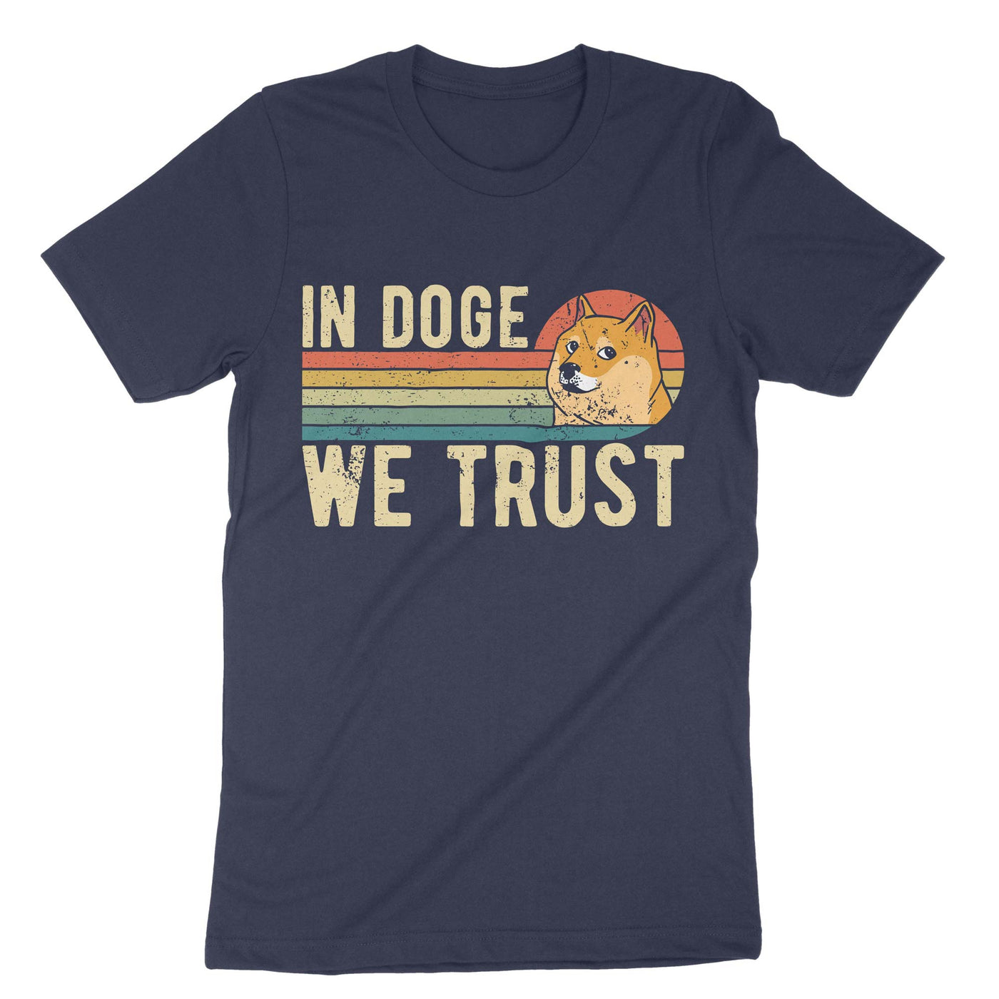 Navy In Dogecoin We Trust T-Shirt#color_navy