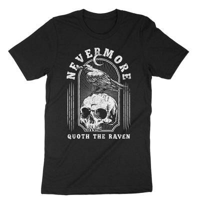 Black Nevermore (with Raven) T-Shirt#color_black