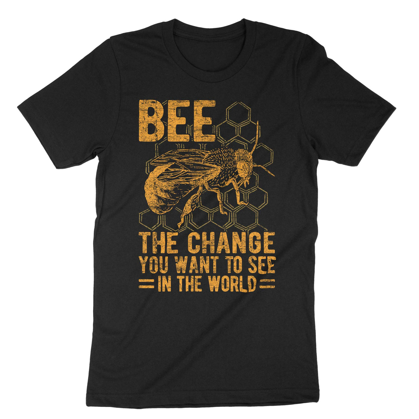 Black Bee The Change You Want To See In T-Shirt#color_black