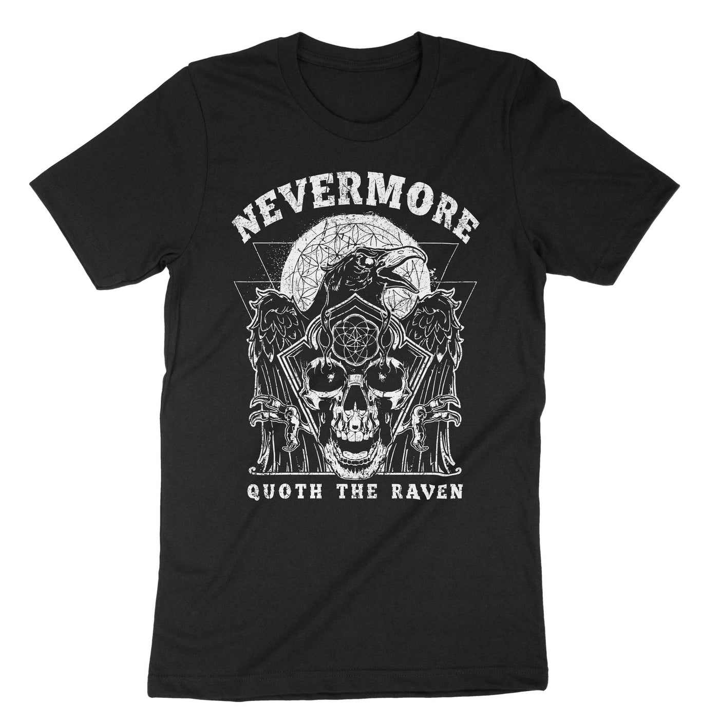 Black Nevermore (with Raven) T-Shirt#color_black