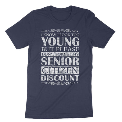 Navy Funny Senior Citizen Reminder T-Shirt#color_navy