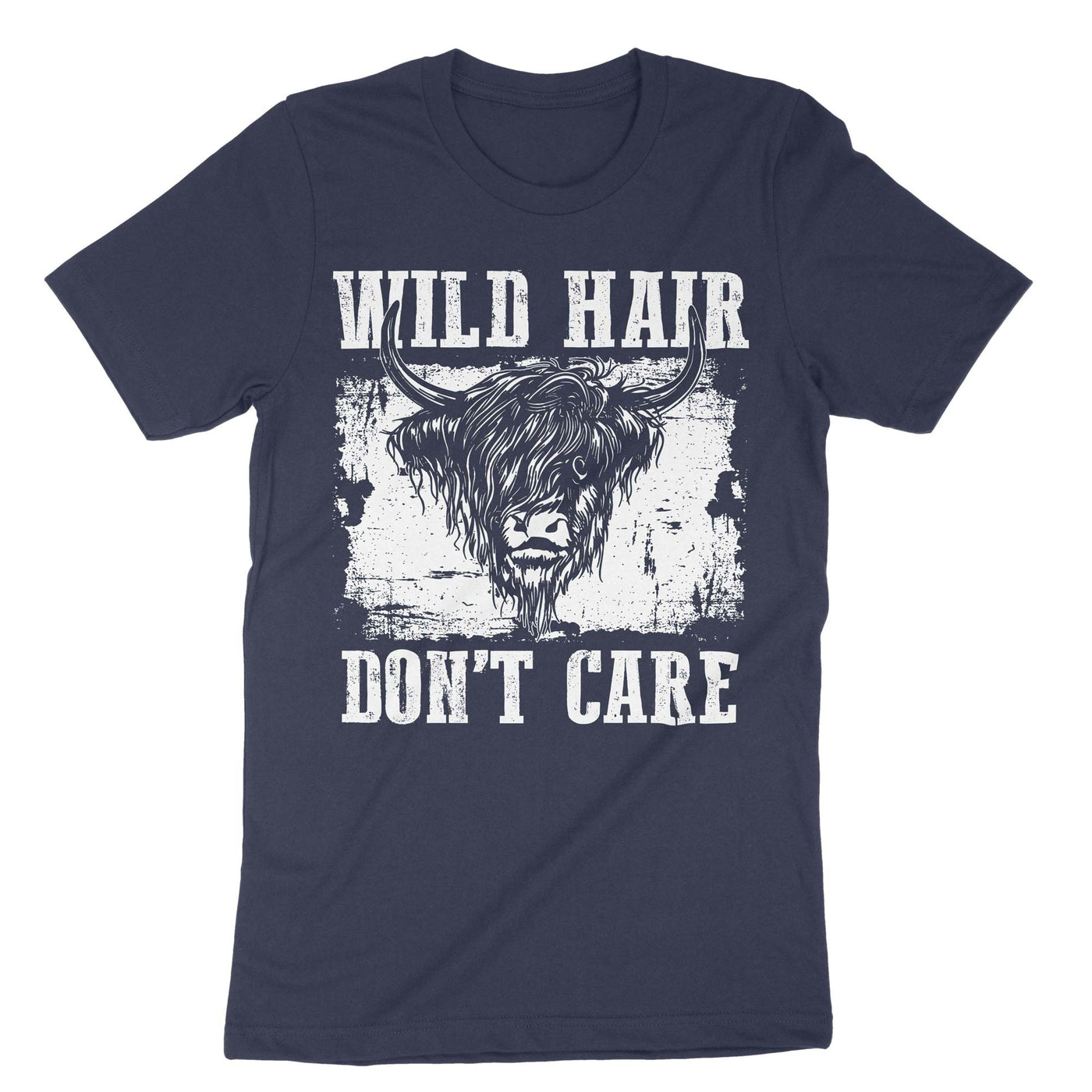 Navy Wild Hair Dont Care T-Shirt#color_navy