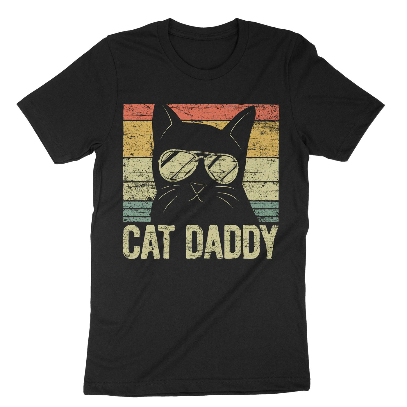 Black Cat Daddy T-Shirt#color_black