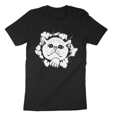 Black Cat T-Shirt#color_black