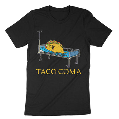 Black Taco Coma T-Shirt#color_black