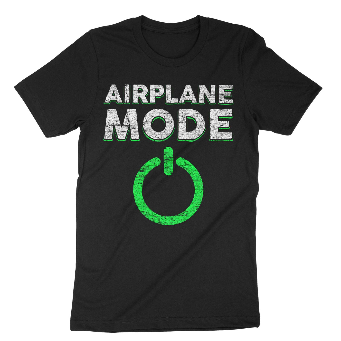 Black Airplane Mode On Vacation Summer Piolot Aviator T-Shirt#color_black