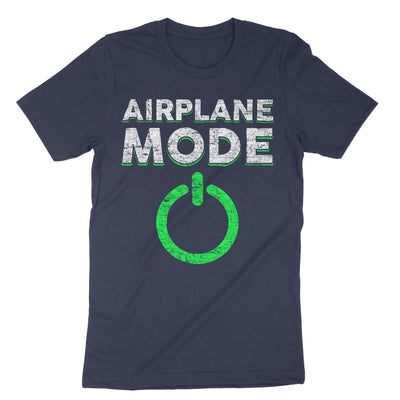 Navy Airplane Mode On Vacation Summer Piolot Aviator T-Shirt#color_navy