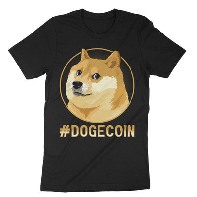 Black Dogecoin T-Shirt#color_black