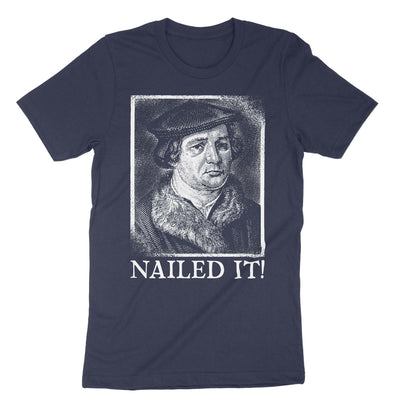 Navy Martin Luther Nailed It' T-Shirt#color_navy