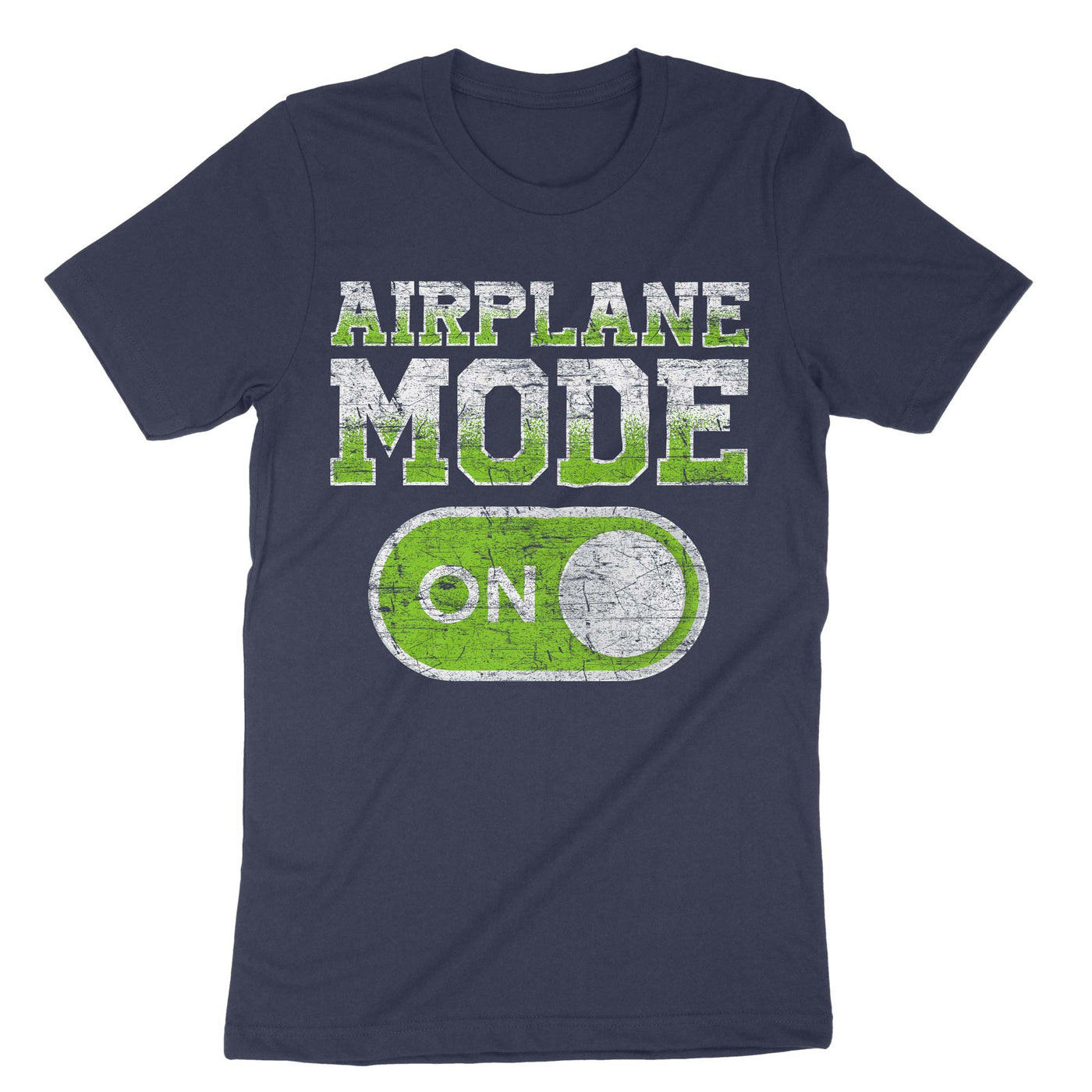 Navy Airplane Mode On Vacation Summer Piolot Aviator T-Shirt#color_navy