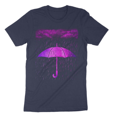 Navy Purple Rain Umbrella T-Shirt#color_navy