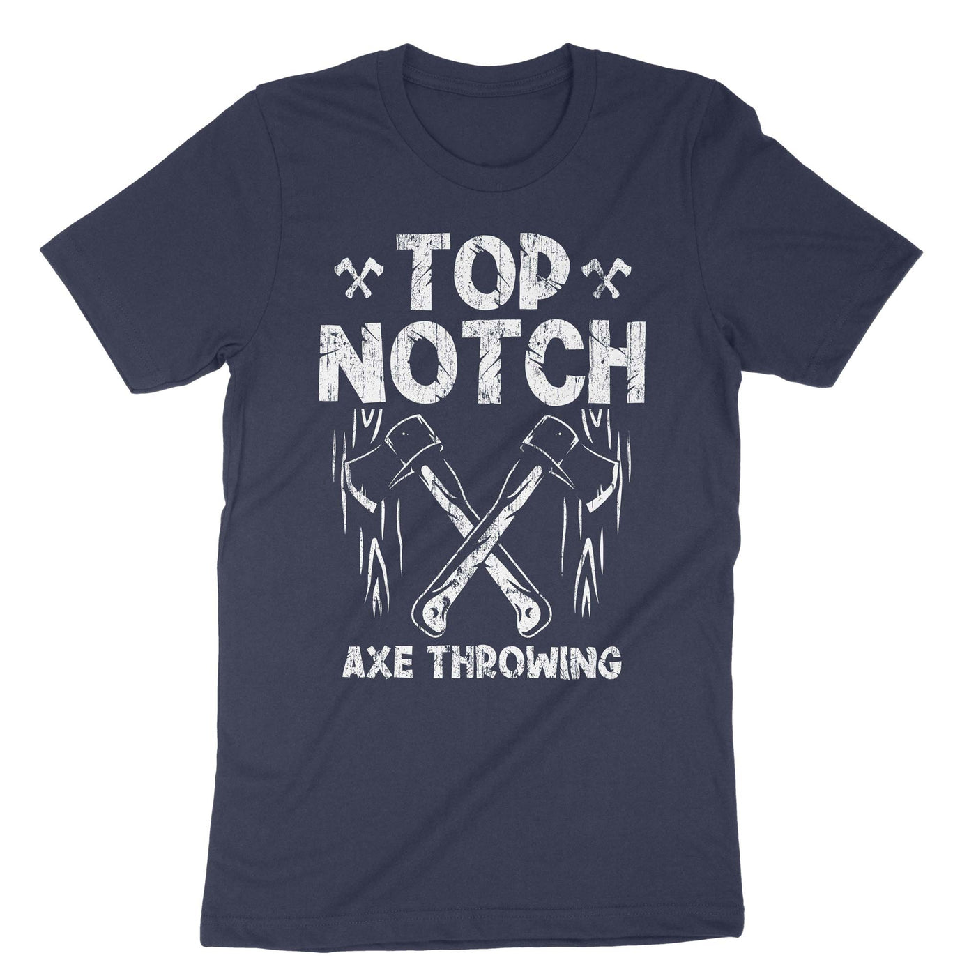 Navy Top Notch Axe Throwing T-Shirt#color_navy