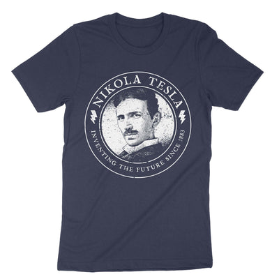 Navy Nikola Tesla T-Shirt#color_navy