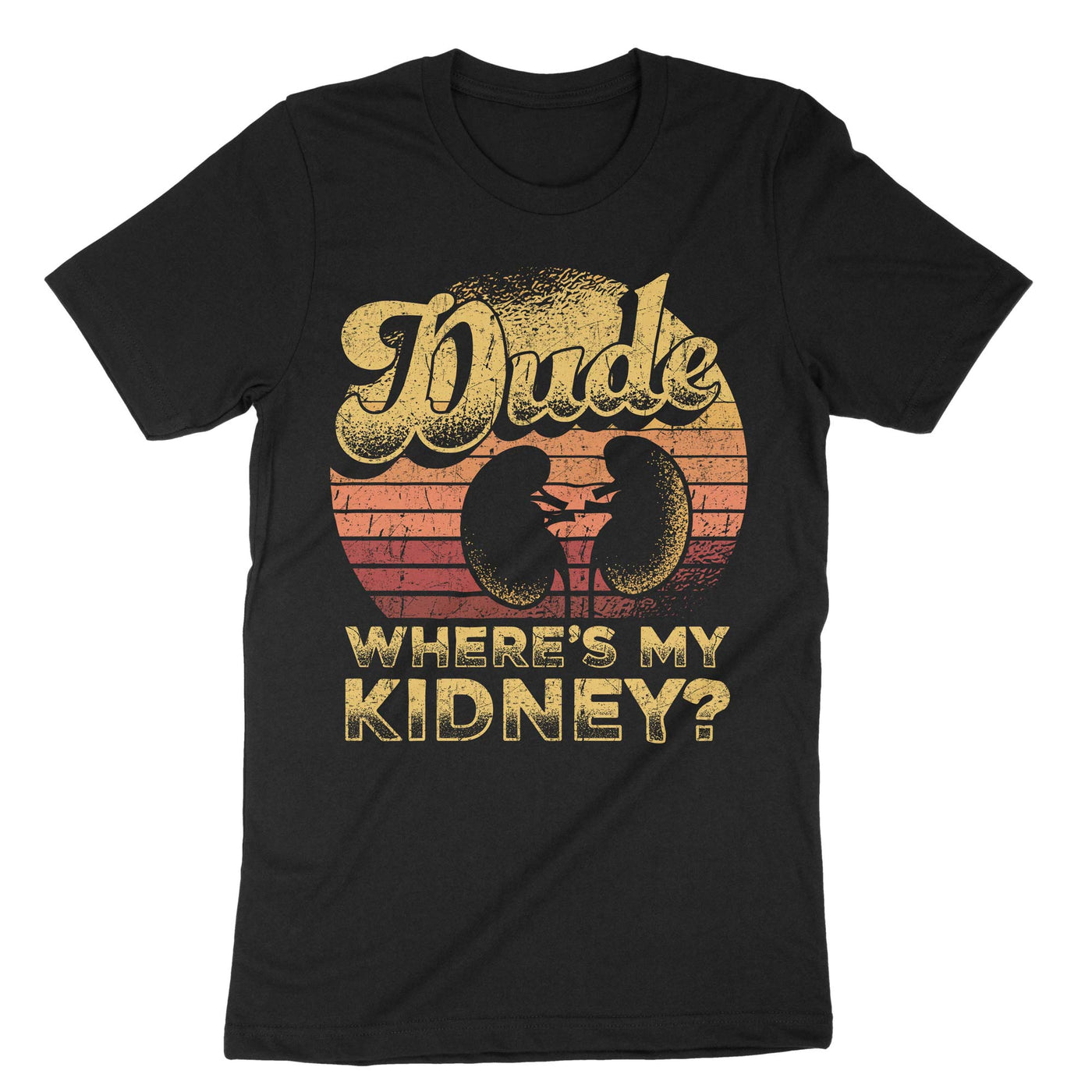 Black Dude Wheres My Kidney T-Shirt#color_black