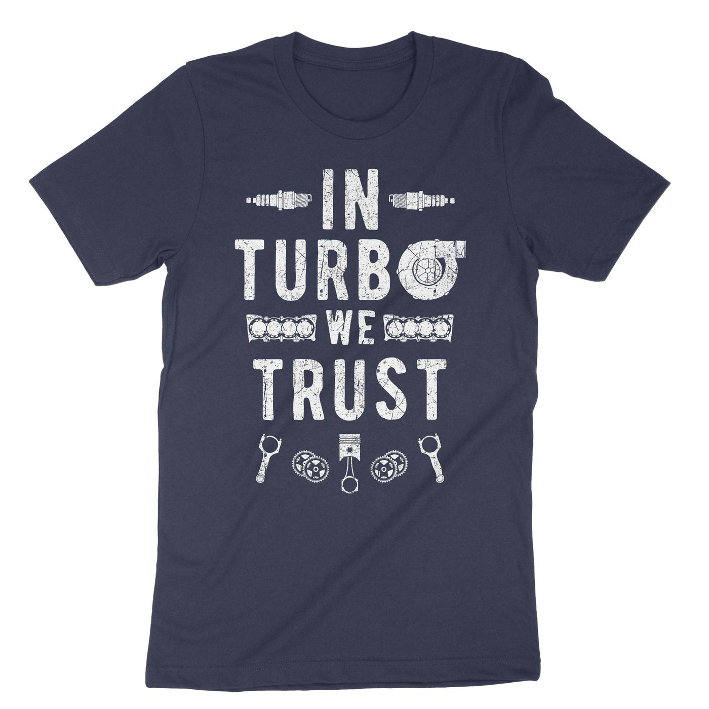 Navy In Turbo We Trust T-Shirt#color_navy