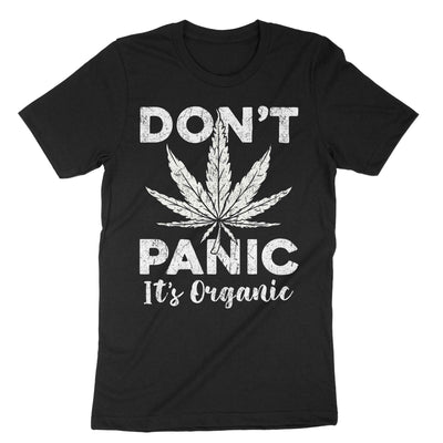 Black Dont Panic Its Organic T-Shirt#color_black