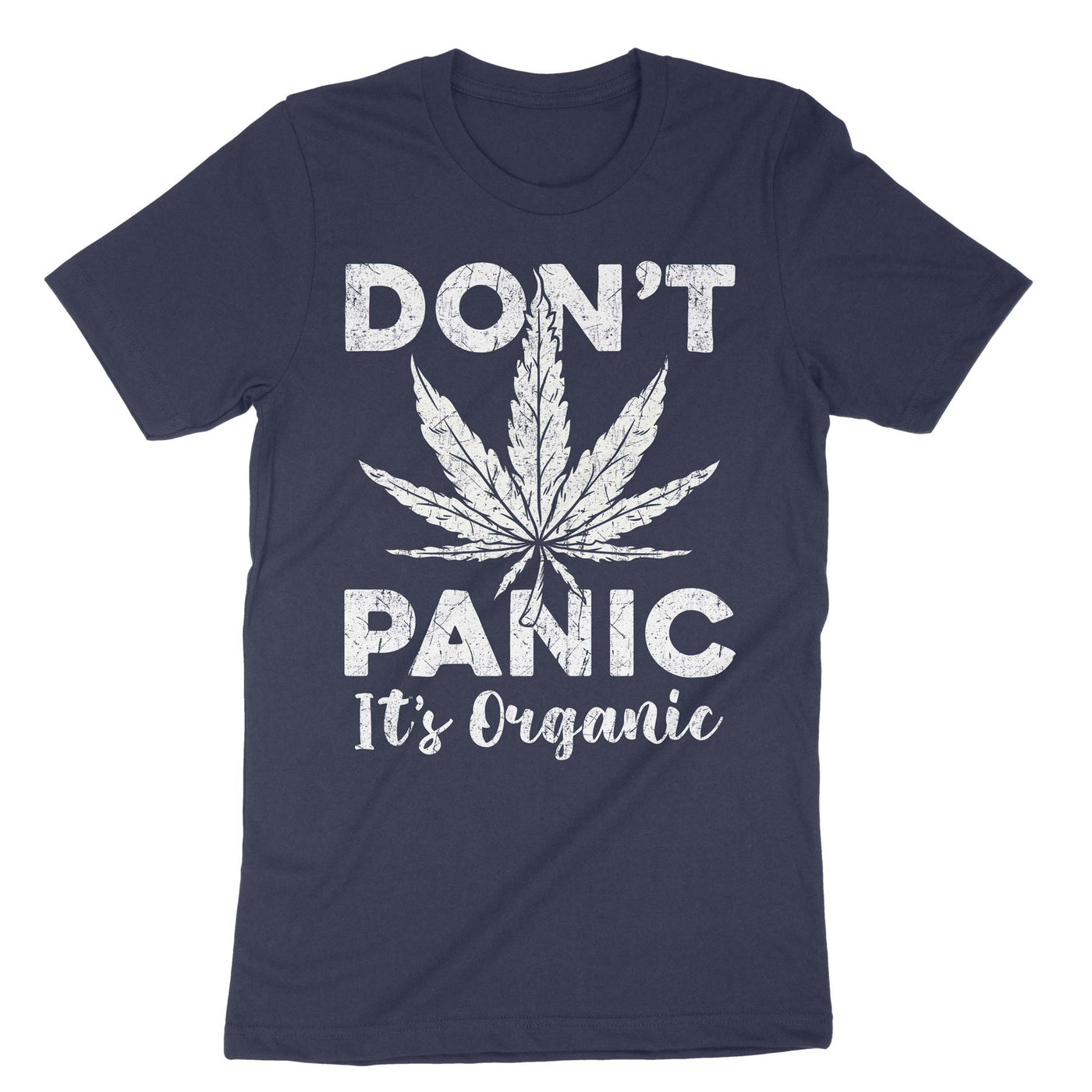 Navy Dont Panic Its Organic T-Shirt#color_navy