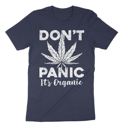 Navy Dont Panic Its Organic T-Shirt#color_navy