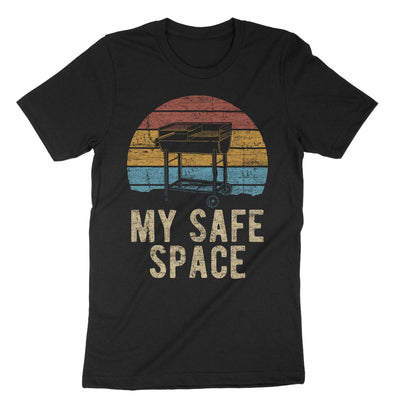 Black My Safe Space T-Shirt#color_black