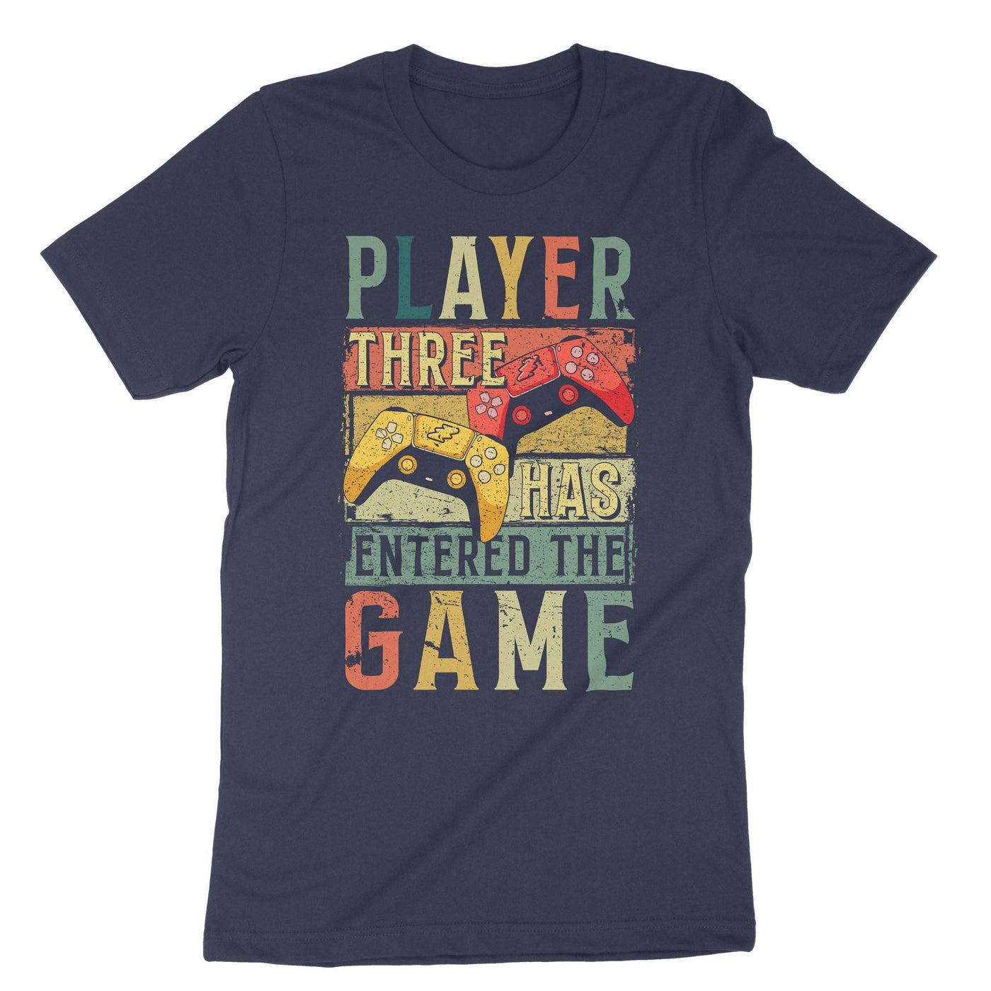 Navy Player 3 Has Entered The Game T-Shirt#color_navy