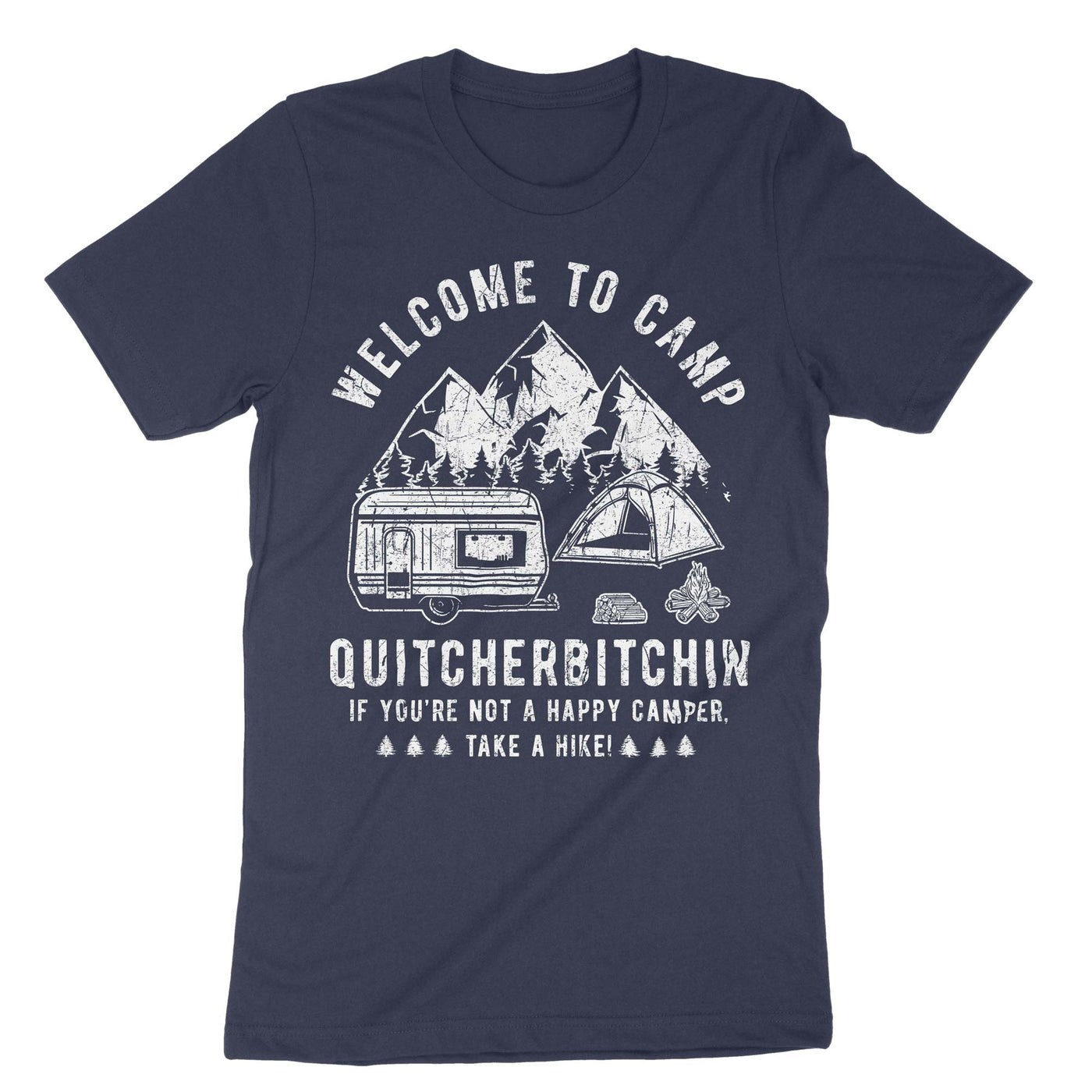 Navy Welcome To Camp Quitcherbitchin T-Shirt#color_navy