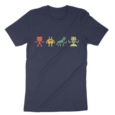 Navy Arcade Computer Game T-Shirt#color_navy