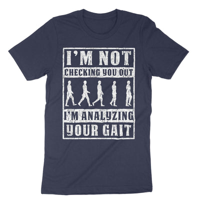 Navy Im Not Checking You Out T-Shirt#color_navy