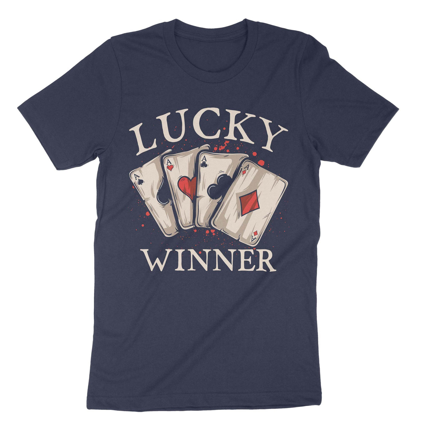 Navy Poker Lucky Winner T-Shirt#color_navy