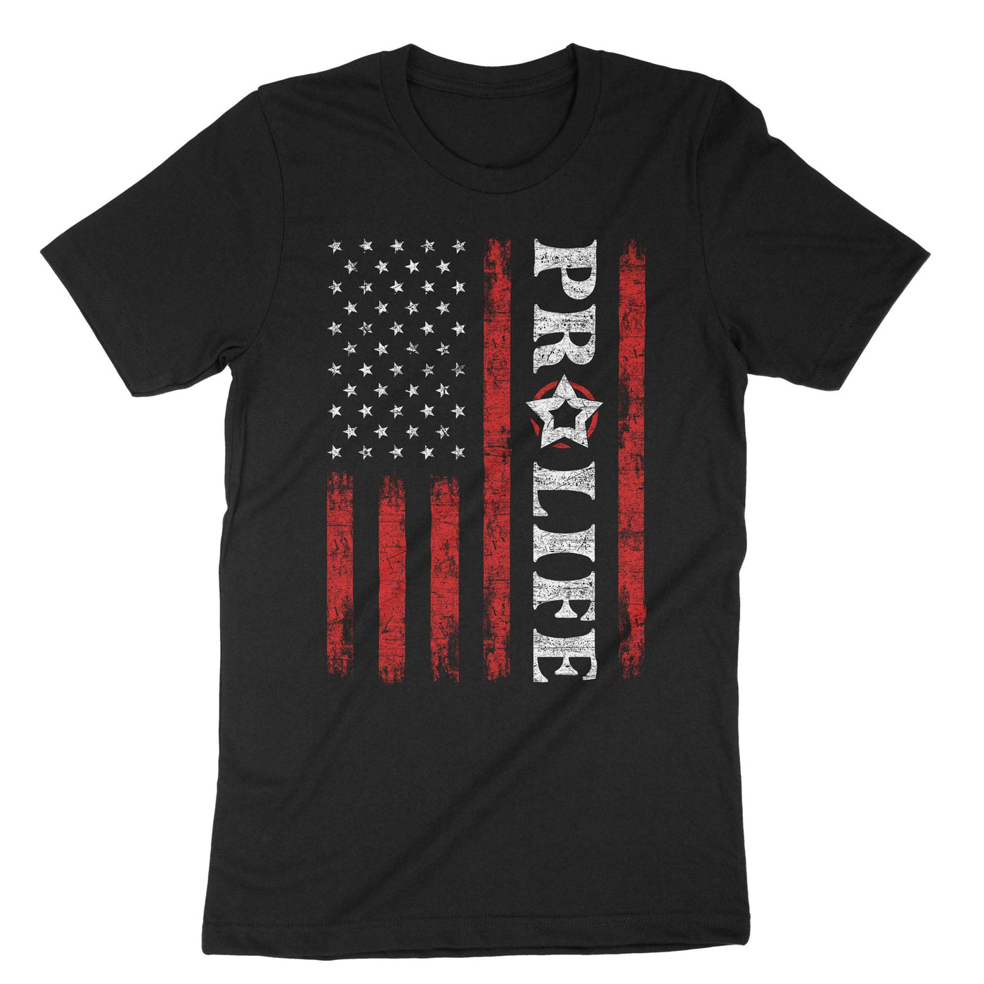 Black Pro Life America T-Shirt#color_black