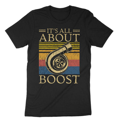 Black Its All About Boost T-Shirt#color_black