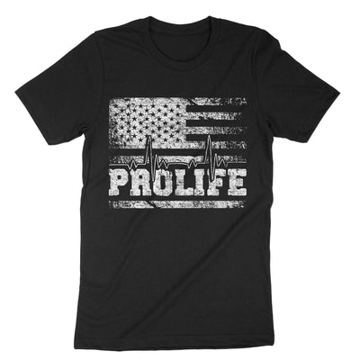 Black Pro Life America T-Shirt#color_black