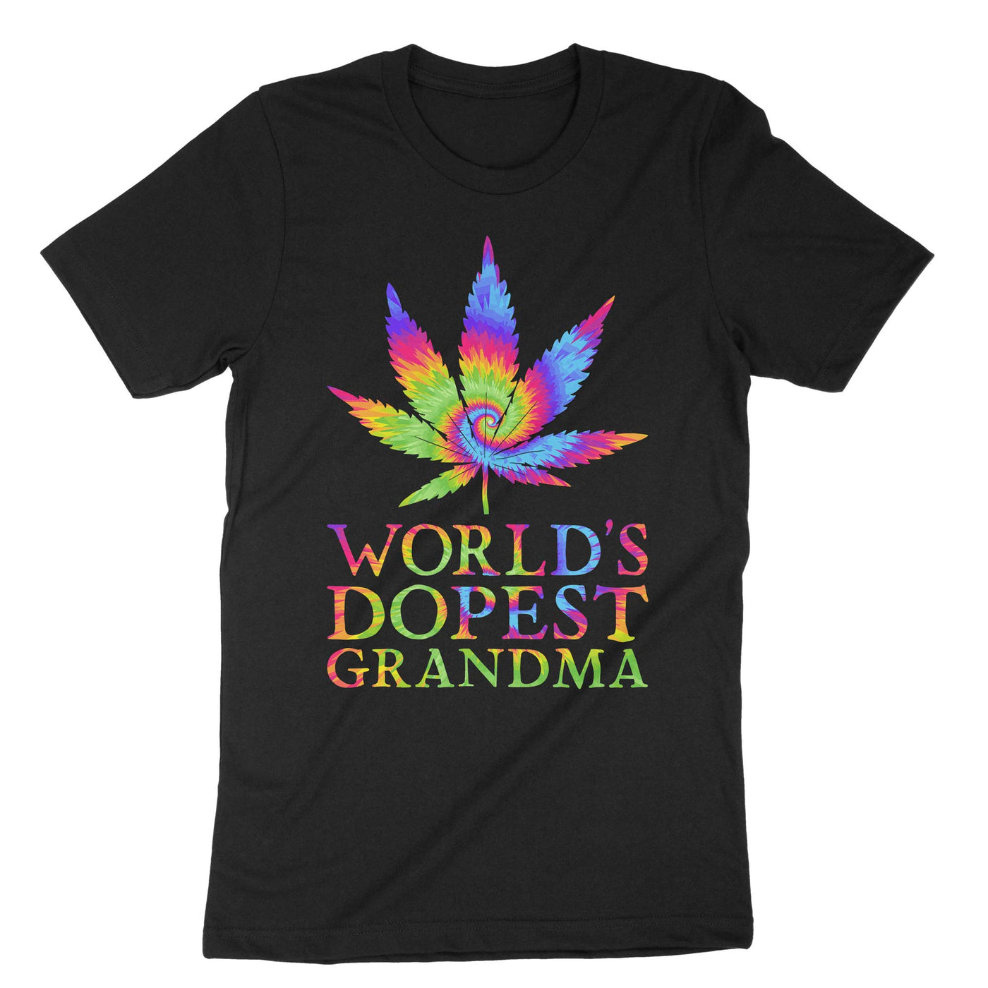 Black Worlds Dopest Grandma T-Shirt#color_black