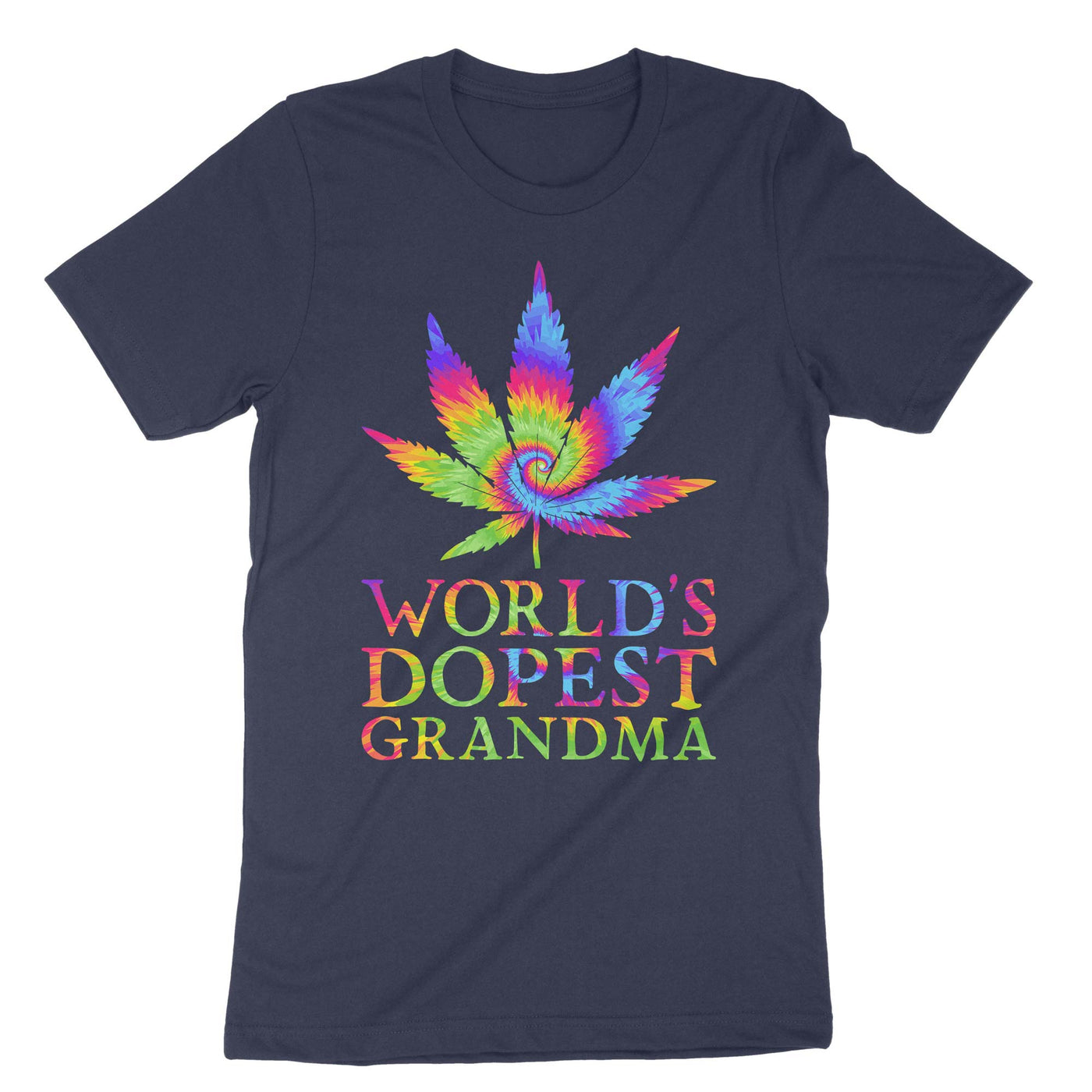 Navy Worlds Dopest Grandma T-Shirt#color_navy