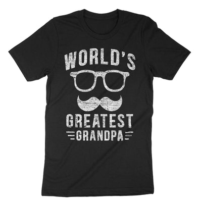 Black World's Greatest Grandpa T-Shirt#color_black