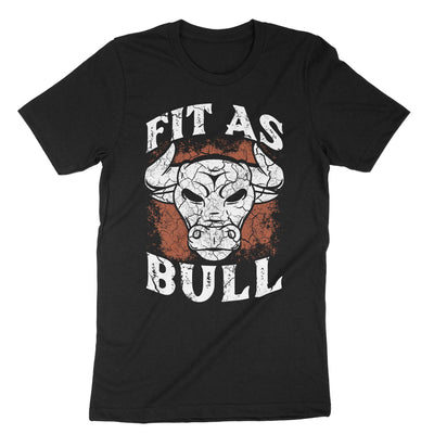Black Fit As Bull Bodybuilding T-Shirt#color_black