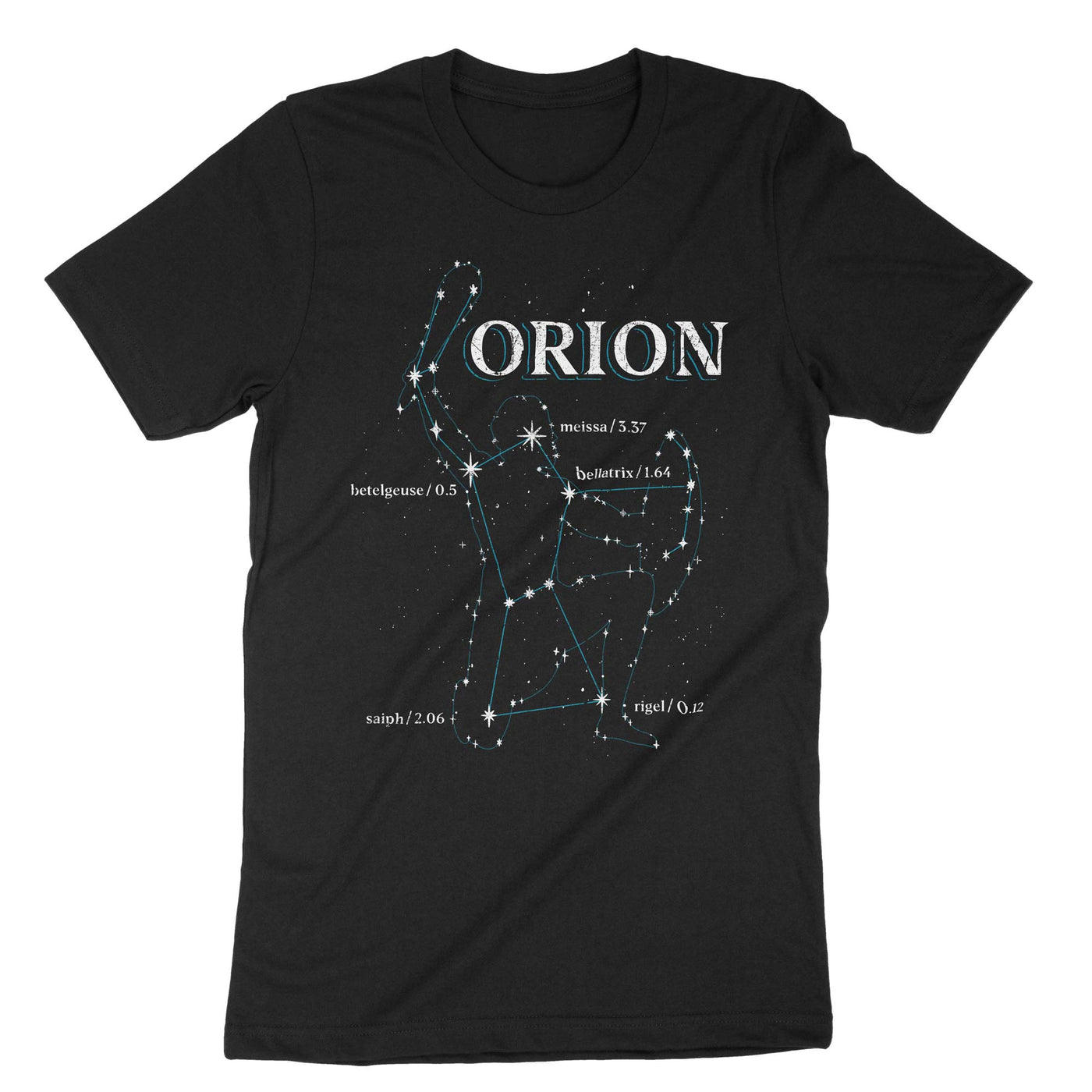 Black Orion Astrology T-Shirt#color_black