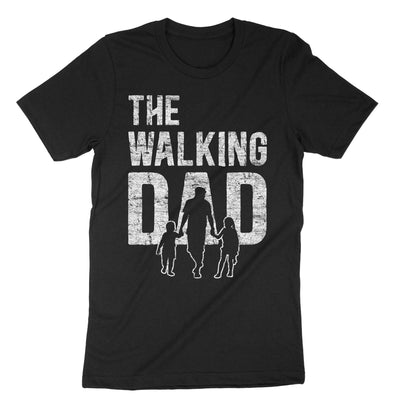 Black The Walking Dad T-Shirt#color_black