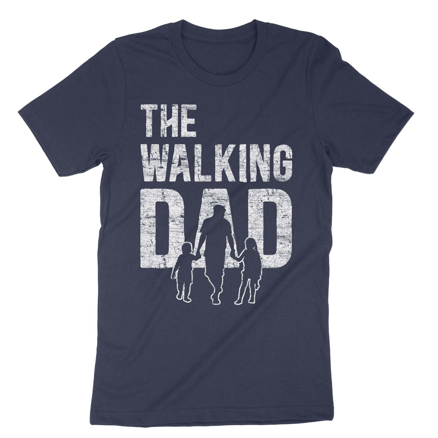 Navy The Walking Dad T-Shirt#color_navy