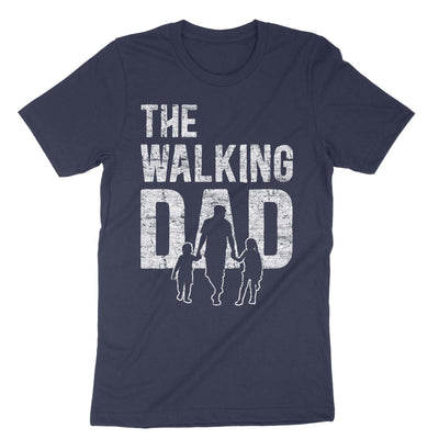 Navy The Walking Dad T-Shirt#color_navy