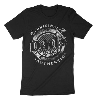 Black Original Dads Backyard Bbq Authentic T-Shirt#color_black