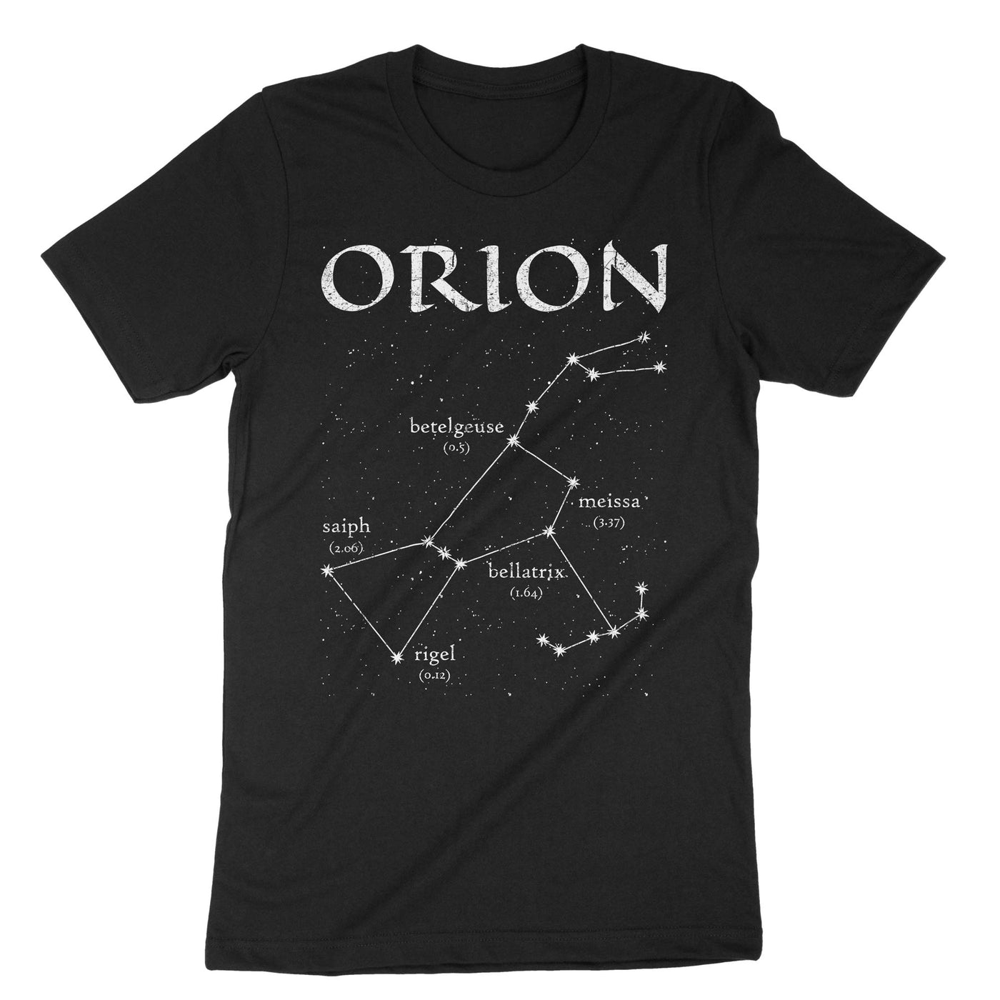 Black Orion Astrology T-Shirt#color_black