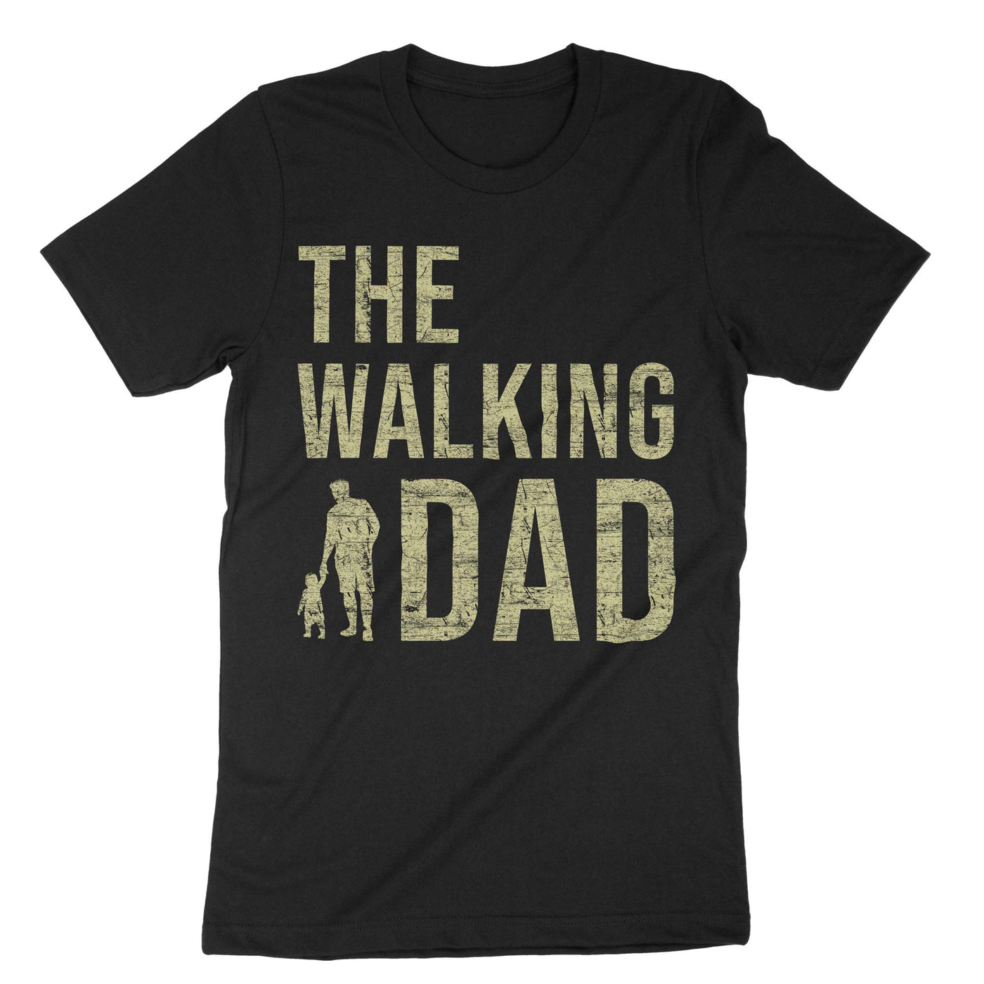 Black The Walking Dad T-Shirt#color_black