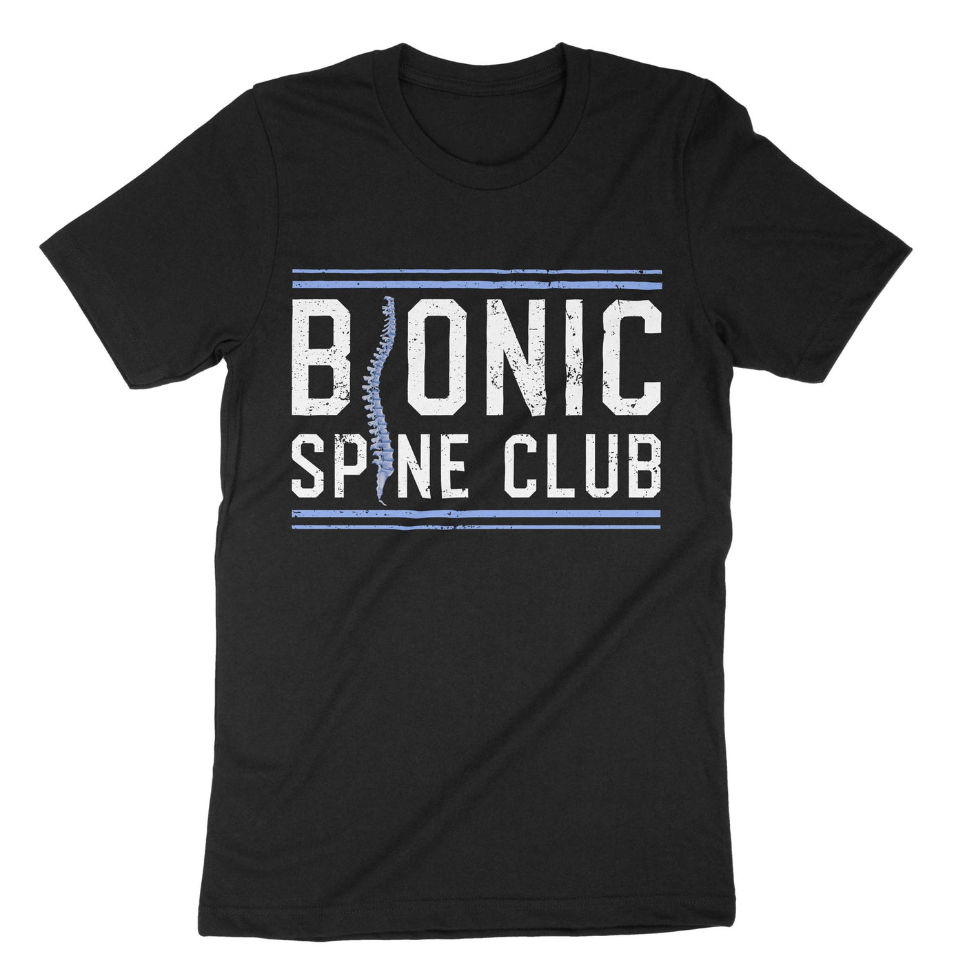 Black Bionic Spine Club T-Shirt#color_black