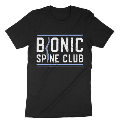 Black Bionic Spine Club T-Shirt#color_black